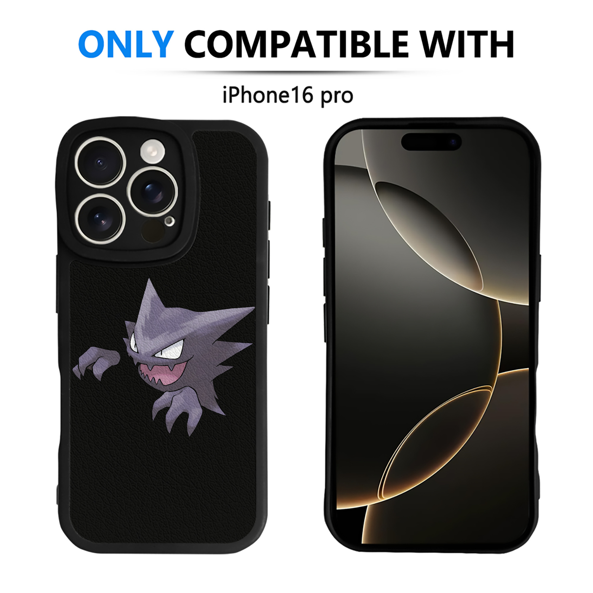 （画像用） ポケットモンスター Pokémon 【iPhone 16シリーズ対応】シリコンスマホケース（レザー調） 材質：シリコン